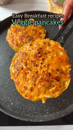 ಬೆಳಗಿನ ತಿಂಡಿಗೆ ಮಾಡಿ ಹೆಲ್ತಿ ವೆಜಿಟೇಬಲ್ ಪ್ಯಾನ್‌ಕೇಕ್‌