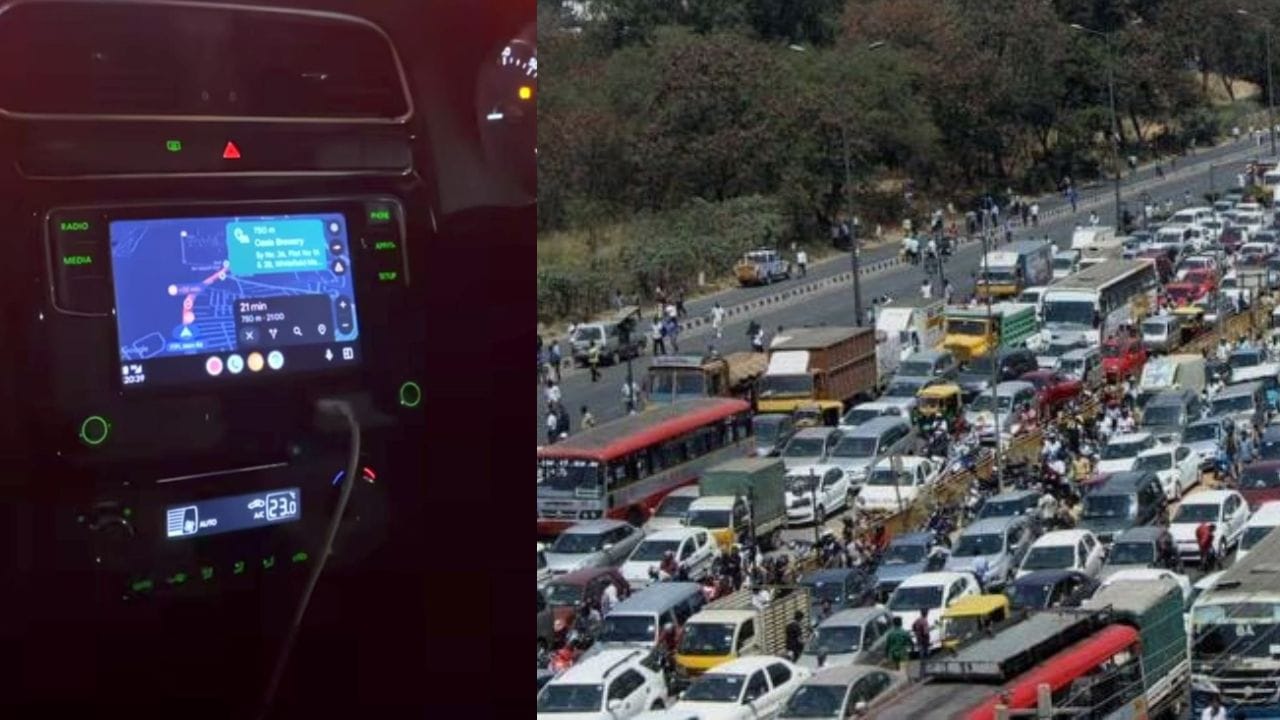 Video: 750 ಮೀಟರ್ ಪ್ರಯಾಣಕ್ಕೆ 21 ನಿಮಿಷ ತೆಗೆದುಕೊಂಡೆ; ಬೆಂಗಳೂರಿನ ಟ್ರಾಫಿಕ್ ಸಮಸ್ಯೆ ಬಿಚ್ಚಿಟ್ಟ ಮಹಿಳೆ Video: 750 ಮೀಟರ್ ಪ್ರಯಾಣಕ್ಕೆ 21 ನಿಮಿಷ ತೆಗೆದುಕೊಂಡೆ; ಬೆಂಗಳೂರಿನ ಟ್ರಾಫಿಕ್ ಸಮಸ್ಯೆ ಬಿಚ್ಚಿಟ್ಟ ಮಹಿಳೆ