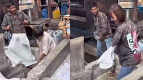 ಧೋಬಿ ಘಾಟ್‌ಗೆ ತೆರಳಿ ತನ್ನ ಮಕ್ಕಳಿಗೆ ಜೀವನ ಪಾಠ ಹೇಳಿಕೊಟ್ಟ ತಾಯಿ