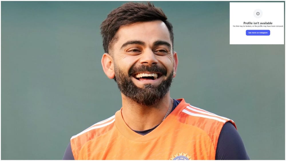 ಇನ್​​​ಸ್ಟಾದಲ್ಲಿ 12 ಗಂಟೆ ಕಾಣೆಯಾಗಿದ್ದ ಕೊಹ್ಲಿ; ಎದುರಾಯ್ತು ಮತ್ತೊಂದು ಸಮಸ್ಯೆ