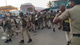 ಕಾಡಾನೆಗೆ ಮತ್ತೊಂದು ಬಲಿ ಬೆನ್ನಲ್ಲೇ ರಣರಂಗವಾದ ಚಿಕ್ಕಮಗಳೂರು: ಕಲ್ಲು ತೂರಾಟ