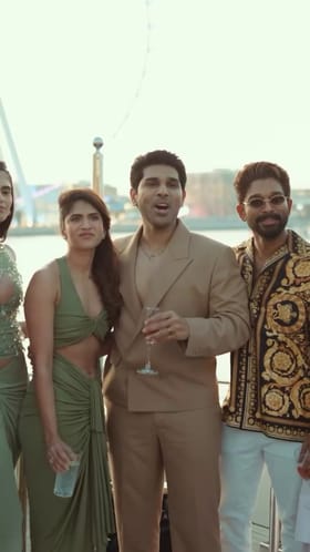 ದುಬೈನಲ್ಲಿ ಸಹೋದರನ ಜೊತೆ ಅದ್ಧೂರಿ ಪಾರ್ಟಿ ಮಾಡಿದ ಅಲ್ಲು ಅರ್ಜುನ್