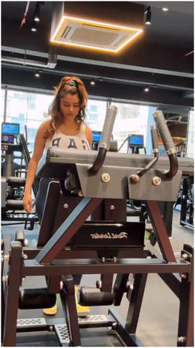 ಅನ್ವೇಶಿ ಜೈನ್ ವರ್ಕೌಟ್ ವಿಡಿಯೋ ವೈರಲ್