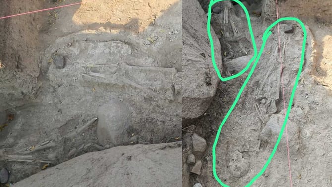 ತೆಕ್ಕಲಕೋಟೆ ಬಳಿ ಉತ್ಖನನದಲ್ಲಿ ಸಿಕ್ತು 5 ಸಾವಿರ ವರ್ಷ ಹಳೆಯ ಅಸ್ಥಿಪಂಜರಗಳು