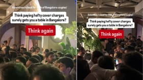 ಬೆಂಗಳೂರಿನ ಹೈಟೆಕ್​ ಮದ್ಯ ಮಳಿಗೆ ಮುಂದೆ ತಾಸುಗಟ್ಟಲೆ ಕಾದು ನಿಂತ ಪ್ರೇಮಿಗಳು