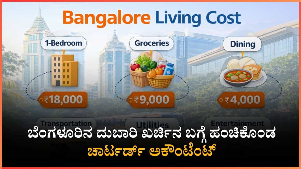 ತಿಂಗಳಿಗೆ 82,000 ರೂ., ವರ್ಷಕ್ಕೆ 9.84 ಲಕ್ಷ ರೂ.: ಇದು ಬೆಂಗಳೂರು ಸಿಎ ಖರ್ಚು, ಜಾಸ್ತಿ ಆಯ್ತು ಎಂದ ನೆಟ್ಟಿಗರು ತಿಂಗಳಿಗೆ 82,000 ರೂ., ವರ್ಷಕ್ಕೆ 9.84 ಲಕ್ಷ ರೂ.: ಇದು ಬೆಂಗಳೂರು ಸಿಎ ಖರ್ಚು, ಜಾಸ್ತಿ ಆಯ್ತು ಎಂದ ನೆಟ್ಟಿಗರು