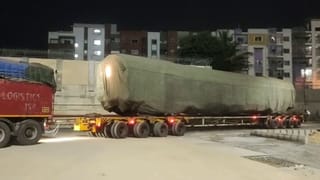 ಪಿಂಕ್ ಲೈನ್ ಮೆಟ್ರೋ: ಕೋತ್ತನೂರು ಡಿಪೋಗೆ ಮೂರನೇ ರೈಲು ಸೆಟ್ ಆಗಮನ