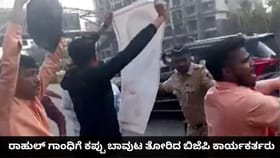 ರಾಹುಲ್ ಗಾಂಧಿಗೆ ಕಪ್ಪು ಬಾವುಟ ತೋರಿದ ಬಿಜೆಪಿ ಕಾರ್ಯಕರ್ತರು