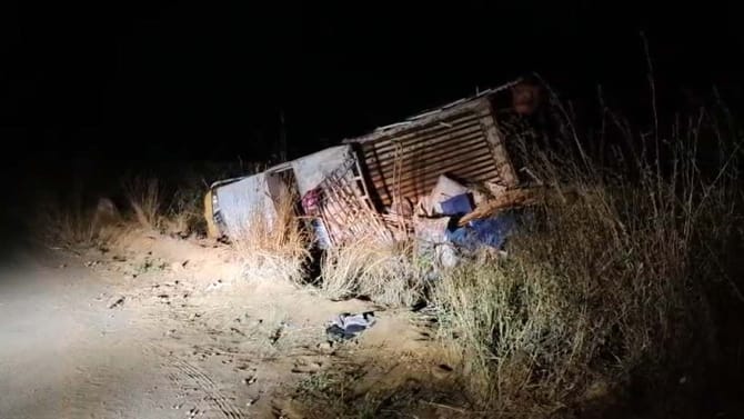 ಕೋಲಾರ: ಬೊಲೆರೊ ಪಲ್ಟಿಯಾಗಿ ಮೂವರು ಸಾವು; 10ಕ್ಕೂ ಹೆಚ್ಚು ಕಾರ್ಮಿಕರಿಗೆ ಗಾಯ