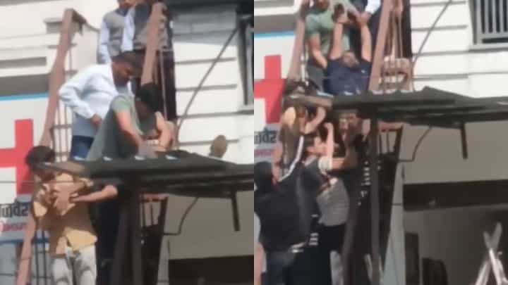 Video: ಹೈ-ಟೆನ್ಷನ್ ಲೈನ್ ಸ್ಪರ್ಶಿಸಿ ಕೆಳಗೆ ಬಿದ್ದ ವ್ಯಕ್ತಿ, ಸಿಪಿಆರ್ ಮೂಲಕ ಜೀವ ಉಳಿಸಿದ ಯುವಕ Video: ಹೈ-ಟೆನ್ಷನ್ ಲೈನ್ ಸ್ಪರ್ಶಿಸಿ ಕೆಳಗೆ ಬಿದ್ದ ವ್ಯಕ್ತಿ, ಸಿಪಿಆರ್ ಮೂಲಕ ಜೀವ ಉಳಿಸಿದ ಯುವಕ