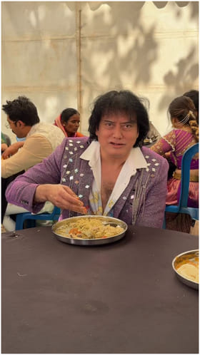 ಚಿನ್ನದ ನೀರಲ್ಲಿ ಮಾಡಿದ ಬಿರಿಯಾನಿ ತಿಂದ ಸತೀಶ್?