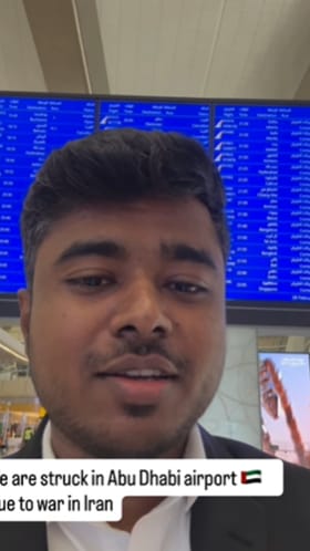 ವಿಮಾನ ನಿಲ್ದಾಣದಲ್ಲಿ ಸಿಲುಕಿಕೊಂಡ ಡ್ರೋನ್ ಪ್ರತಾಪ್: ವಿಡಿಯೋ ನೋಡಿ