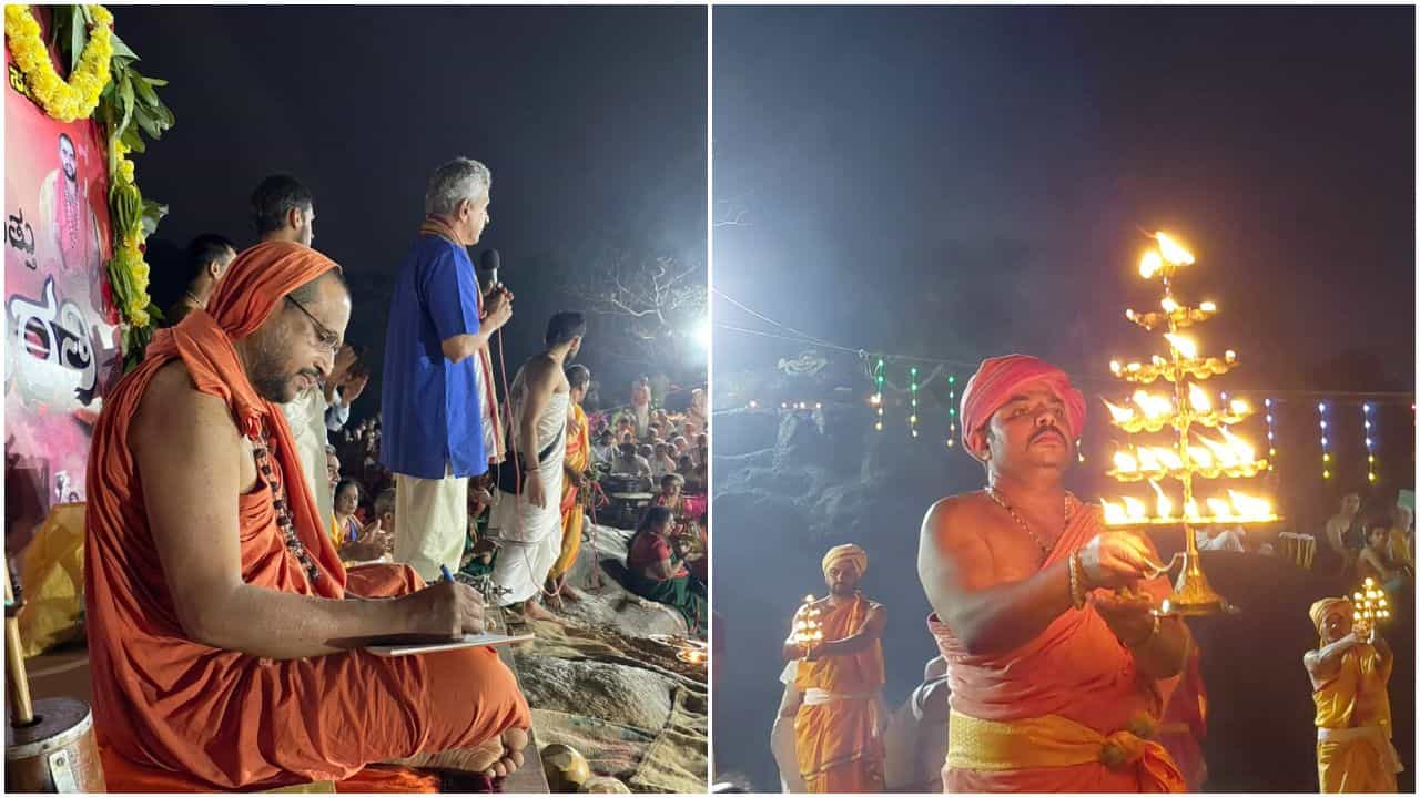 ನದಿ ತಿರುವು ಯೋಜನೆ ವಿರುದ್ಧ ಗಂಗಾರತಿ ಮೂಲಕ ಸತ್ಯಾಗ್ರಹ; ವಿಭಿನ್ನ ಪ್ರತಿಭಟನೆಗೆ ಕರೆ ನೀಡಿದ ಸ್ವರ್ಣವಲ್ಲಿ ಶ್ರೀಗಳು ನದಿ ತಿರುವು ಯೋಜನೆ ವಿರುದ್ಧ ಗಂಗಾರತಿ ಮೂಲಕ ಸತ್ಯಾಗ್ರಹ; ವಿಭಿನ್ನ ಪ್ರತಿಭಟನೆಗೆ ಕರೆ ನೀಡಿದ ಸ್ವರ್ಣವಲ್ಲಿ ಶ್ರೀಗಳು