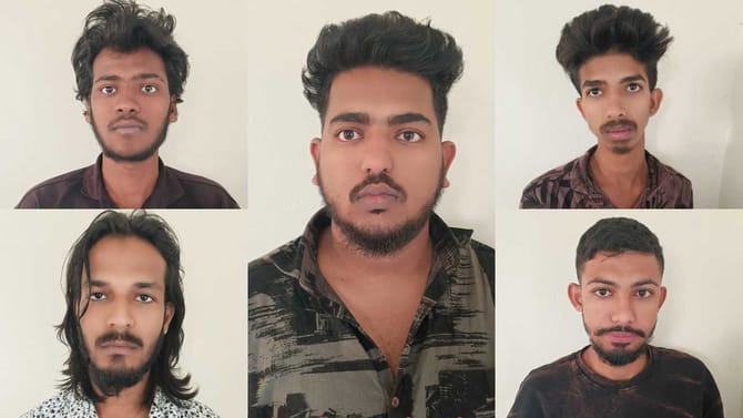 ಕಾರಿನಲ್ಲಿ ಡ್ರಗ್ಸ್ ಸಾಗಿಸುತ್ತಿದ್ದ ಐವರು ಆರೋಪಿಗಳ ಬಂಧನ!