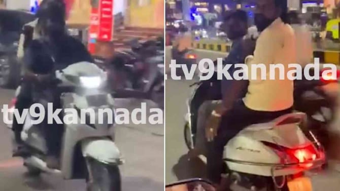 ಯುವತಿಯರಿಗೆ ಪ್ಲೈಯಿಂಗ್ ಕಿಸ್:ಬೀದಿ ಕಾಮಣ್ಣರ ವಿಡಿಯೋ ವೈರಲ್