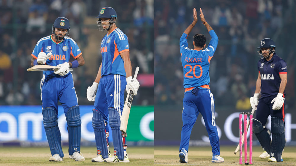 IND vs NAM: ನಮೀಬಿಯಾ ವಿರುದ್ಧ 93 ರನ್​ಗಳಿಂದ ಗೆದ್ದ ಟೀಂ ಇಂಡಿಯಾ