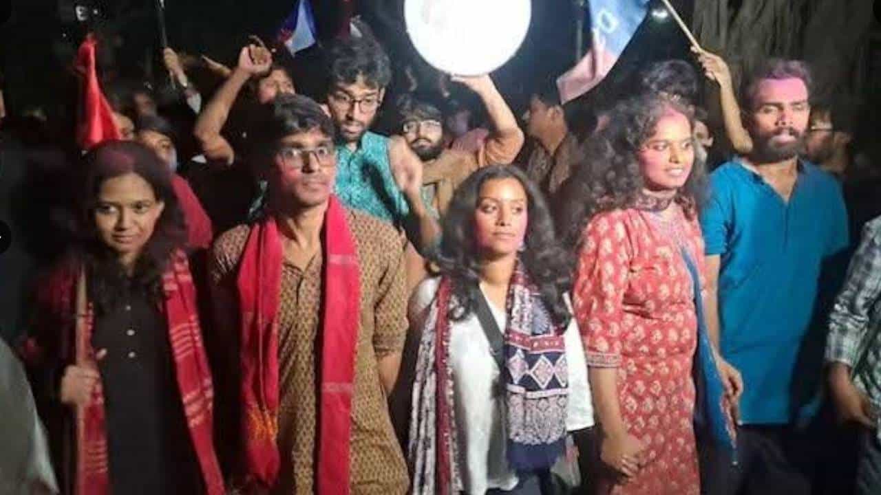 JNU: ವಿದ್ಯಾರ್ಥಿ ಒಕ್ಕೂಟದ ಇಡೀ ನಾಯಕತ್ವವನ್ನು ಅಮಾನತುಗೊಳಿಸಿದ ಜೆಎನ್​ಯು ಆಡಳಿತ