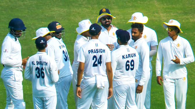 ರಣಜಿ ಫೈನಲ್​ನಲ್ಲಿ ಕರ್ನಾಟಕ ತಂಡದ 'ಸೋಲು' ಕನ್ಫರ್ಮ್​!