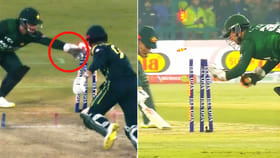 ಚೆಂಡಿಲ್ಲದೆ ಸ್ಟಂಪ್ ಔಟ್: ಪಾಕ್ ವಿಕೆಟ್ ಕೀಪರ್​ನ ಮೋಸದಾಟ ಬಯಲು!