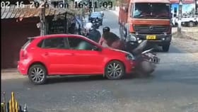 ಸಿಸಿಟಿವಿಯಲ್ಲಿ ಸೆರೆಯಾಯಿತು ಎದೆ ಝಲ್​​ ಎನಿಸೋ ದೃಶ್ಯ