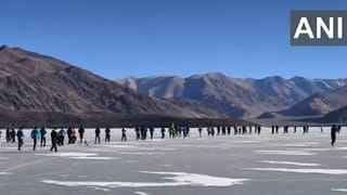 Video: ಹಿಮಗಟ್ಟಿದ ಪ್ಯಾಂಗಾಂಗ್ ತ್ಸೋ  ಸರೋವರದಲ್ಲಿ ಮ್ಯಾರಥಾನ್