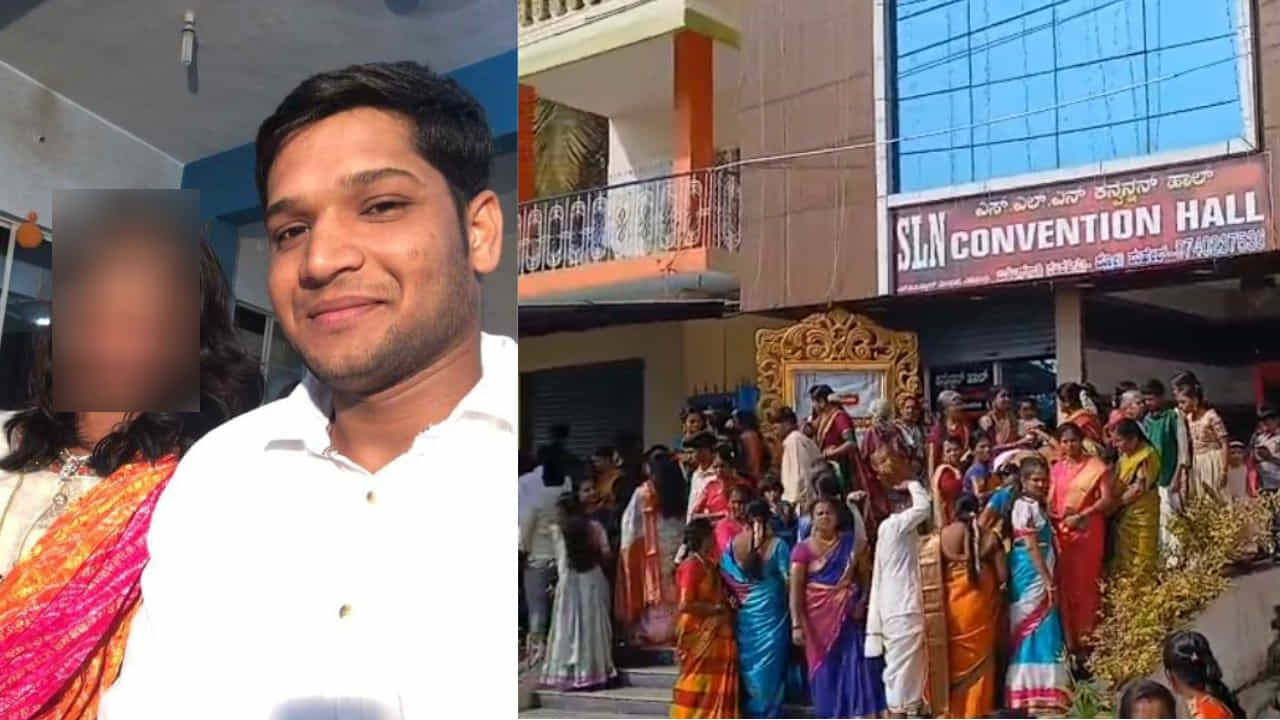 ಡಿವೋರ್ಸ್ ನೀಡದೆ 2ನೇ ಮದುವೆ: ಪೊಲೀಸರ ಜೊತೆ ಮಂಟಪಕ್ಕೇ ನುಗ್ಗಿ ಪತಿಗೆ ಶಾಕ್ ಕೊಟ್ಟ ಪತ್ನಿ ಡಿವೋರ್ಸ್ ನೀಡದೆ 2ನೇ ಮದುವೆ: ಪೊಲೀಸರ ಜೊತೆ ಮಂಟಪಕ್ಕೇ ನುಗ್ಗಿ ಪತಿಗೆ ಶಾಕ್ ಕೊಟ್ಟ ಪತ್ನಿ
