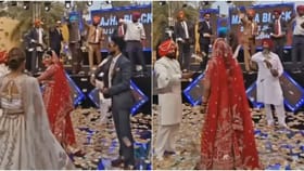 ವಧುವಿನ ಮೇಲೆ ಹೂವಿನಂತೆ ಬರೋಬ್ಬರಿ 8 ಕೋಟಿ ರೂ. ನಗದು ಚೆಲ್ಲಿದ ವರ