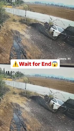 ಚಲಿಸುತ್ತಿದ್ದ ಕಾರಿಗೆ ಹೊತ್ತಿಕೊಂಡ ಬೆಂಕಿ; ಮೂರು ಜನ ಬದುಕಿದ್ದೇ ರೋಚಕ