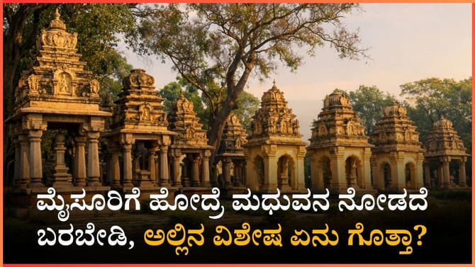 ಪ್ರವಾಸಿಗರೇ ಮೈಸೂರಿಗೆ ಹೋದ್ರೆ 'ಮಧುವನ' ಕ್ಕೆ ಭೇಟಿ ನೀಡಲೇಬೇಕು