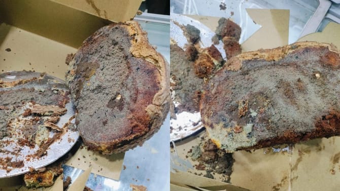 ಬೇಕರಿಯಲ್ಲಿ 'ಬೂಸ್ಟ್' ತುಂಬಿದ ಕೇಕ್ ಮಾರಾಟ