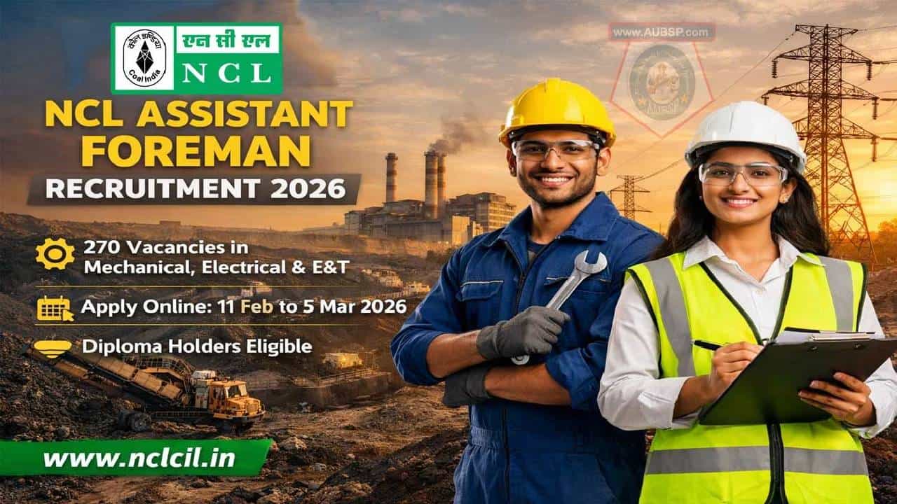 NCL Recruitment 2026: ಡಿಪ್ಲೊಮಾ, B.Tech ಪದವೀಧರರಿಗೆ ಸರ್ಕಾರಿ ಉದ್ಯೋಗವಕಾಶ; 270 ತಾಂತ್ರಿಕ ಹುದ್ದೆಗೆ ನೇಮಕಾತಿ