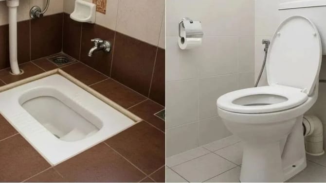 ಇಂಡಿಯನ್ vs ವೆಸ್ಟರ್ನ್ ಟಾಯ್ಲೆಟ್: ಆರೋಗ್ಯಕ್ಕೆ ಯಾವುದು ಒಳ್ಳೆಯದು