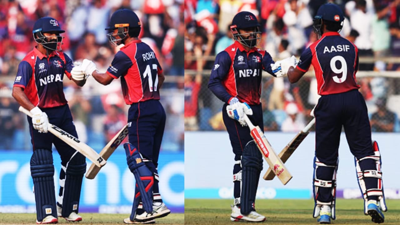 ಟಿ20 ವಿಶ್ವಕಪ್​​ನಲ್ಲಿ ನೇಪಾಳ ತಂಡವು ಹೊಸ ವಿಶ್ವ ದಾಖಲೆ ನಿರ್ಮಿಸಿದೆ. ಅದು ಕೂಡ ಇಂಗ್ಲೆಂಡ್ ವಿರುದ್ಧ ಸಿಡಿಲಬ್ಬರದ ಬ್ಯಾಟಿಂಗ್ ಪ್ರದರ್ಶಿಸುವ ಮೂಲಕ. ಮುಂಬೈನ ವಾಂಖೆಡೆ ಸ್ಟೇಡಿಯಂನಲ್ಲಿ ನಡೆದ ಟಿ20 ವಿಶ್ವಕಪ್​​ನ 5ನೇ ಮ್ಯಾಚ್​​ನಲ್ಲಿ ನೇಪಾಳ ಮತ್ತು ಇಂಗ್ಲೆಂಡ್ ತಂಡಗಳು ಮುಖಾಮುಖಿಯಾಗಿದ್ದವು.