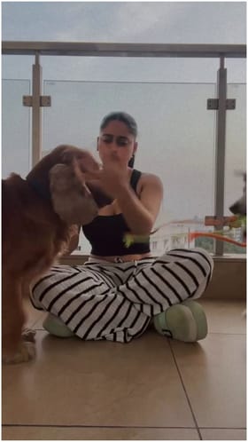 ಶ್ವಾನಗಳ ಜೊತೆ ಸಮಯ ಕಳೆದ ನಿಶ್ವಿಕಾ ನಾಯ್ಡು