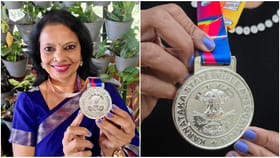 ಶೂಟಿಂಗ್ ಸ್ಪರ್ಧೆ: 57ನೇ ವಯಸ್ಸಿನಲ್ಲಿ ಬೆಳ್ಳಿ ಪದಕ ಗೆದ್ದ ಪರಿಮಳಾ ಜಗ್ಗೇಶ್