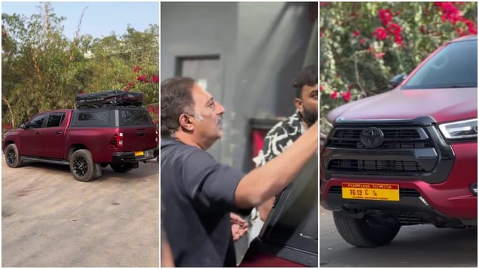 ಹೈಲಕ್ಸ್ ಪಿಕಪ್ ಟ್ರಕ್ ಖರೀದಿಸಿ ಮಾಡಿಫಿಕೇಷನ್​ ಮಾಡಿಸಿದ ಪ್ರಕಾಶ್ ರಾಜ್