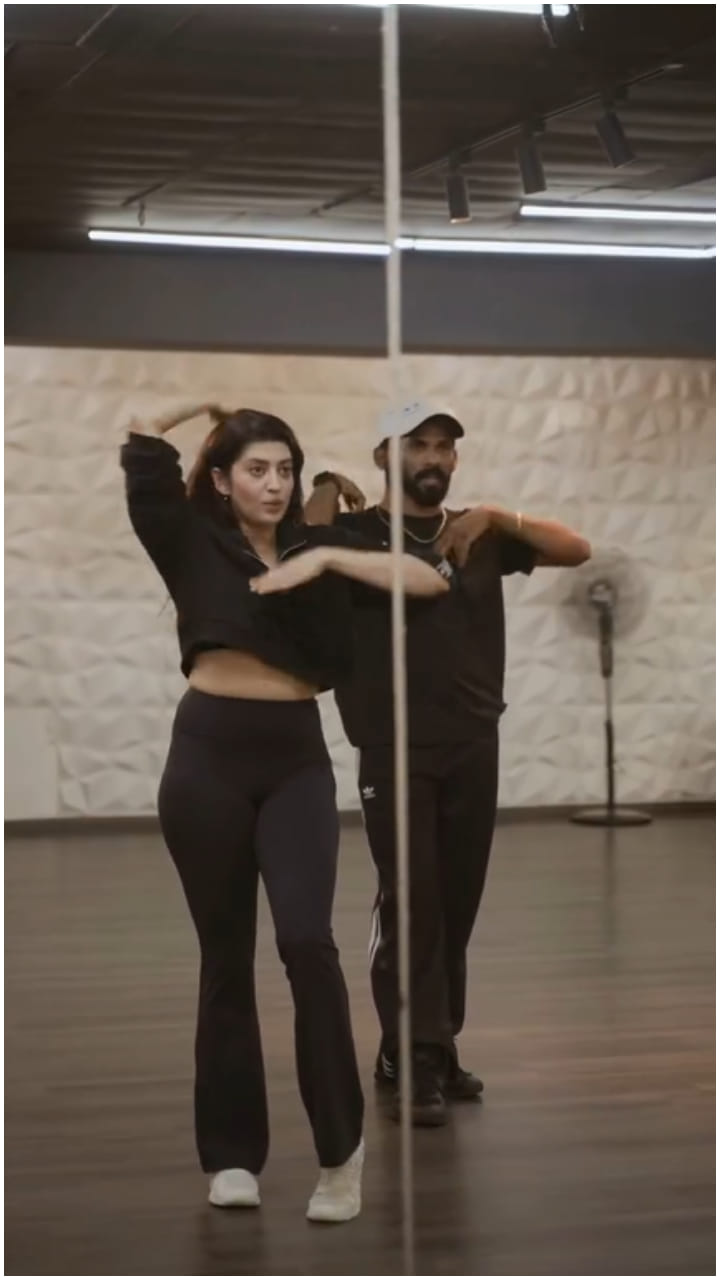 ಪ್ರಣಿತಾ ಡ್ಯಾನ್ಸ್ ಪ್ರಾಕ್ಟೀಸ್ ಹೇಗಿರುತ್ತೆ ನೋಡಿ..