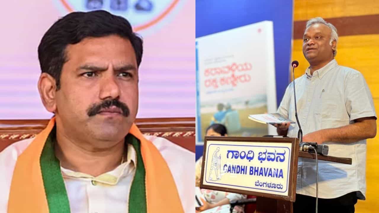 ಹೂಡಿಕೆ ಬಾರದ್ದಕ್ಕೆ ಕೋಮುವಾದ ಕಾರಣ ಎಂದು ಹೇಳಿ ಪೇಚಿಗೆ ಸಿಲುಕಿದ ಪ್ರಿಯಾಂಕ್ ಖರ್ಗೆ: ಬಿಜೆಪಿ ಕೌಂಟರ್ ನೋಡಿ ಹೂಡಿಕೆ ಬಾರದ್ದಕ್ಕೆ ಕೋಮುವಾದ ಕಾರಣ ಎಂದು ಹೇಳಿ ಪೇಚಿಗೆ ಸಿಲುಕಿದ ಪ್ರಿಯಾಂಕ್ ಖರ್ಗೆ: ಬಿಜೆಪಿ ಕೌಂಟರ್ ನೋಡಿ