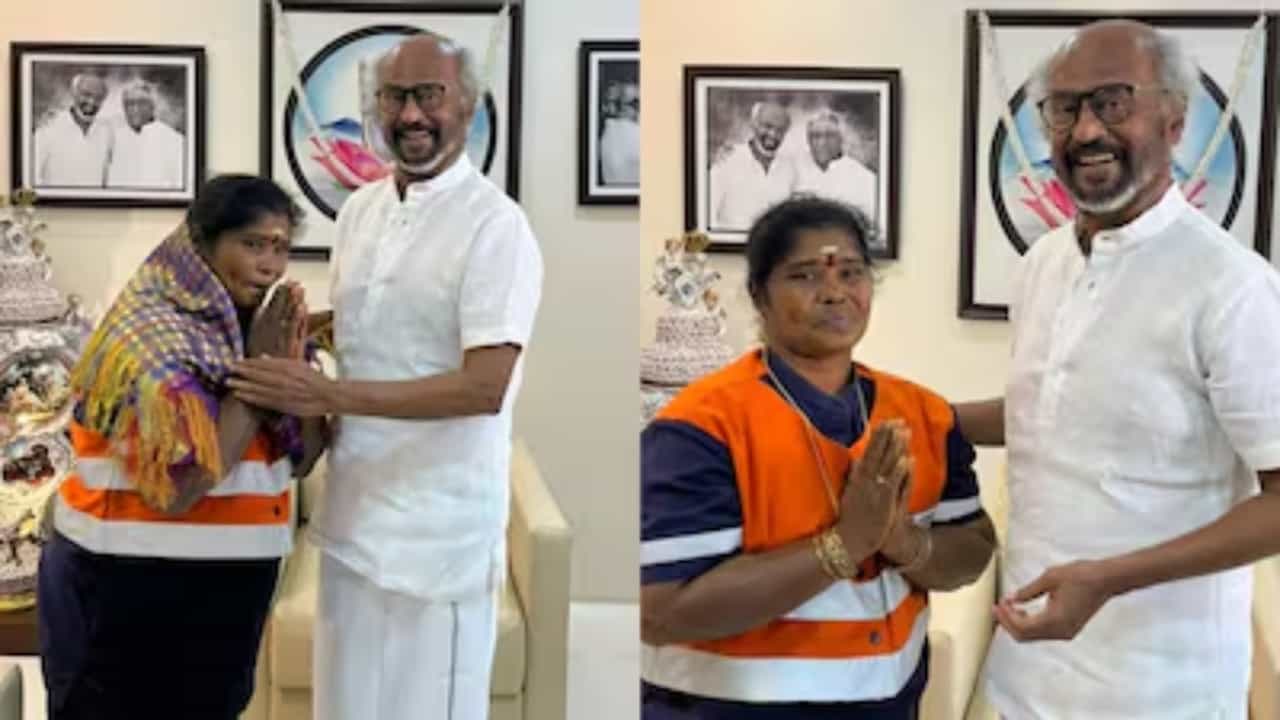 ಸ್ವಚ್ಛತಾ ಕಾರ್ಮಿಕ ಮಹಿಳೆ ಪದ್ಮಮ್ಮನ ಸನ್ಮಾನಿಸಿದ ರಜನೀಕಾಂತ್: ಕಾರಣ?