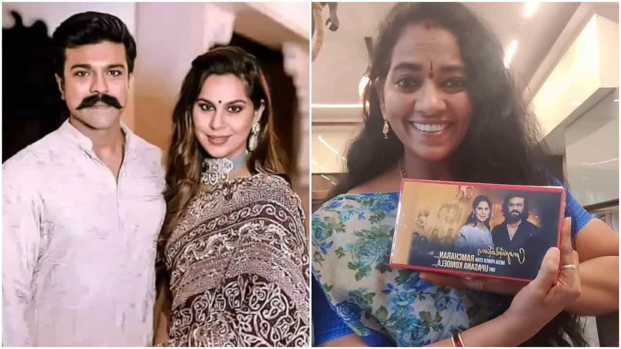 ಅಭಿಮಾನಿಗಳು ಗದ್ದಲ ಮಾಡಿದರೂ ಸಿಹಿ ಕೊಟ್ಟು ಕಳುಹಿಸಿದ ರಾಮ್ ಚರಣ್