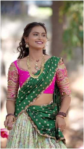 ರಾಶಿಕಾ ಶೆಟ್ಟಿ ಸೀರೆಯಲ್ಲಿ ಎಷ್ಟು ಚೆಂದ