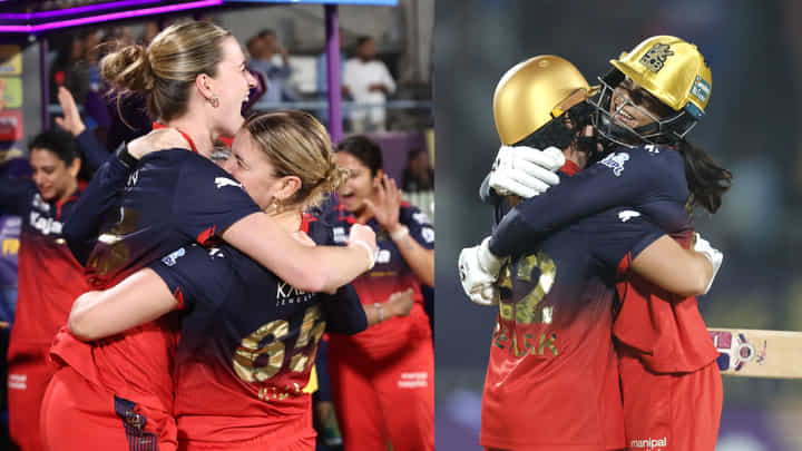 WPL 2026 Final: ಗೆಲುವಿನ ಸಂಭ್ರಮದಲ್ಲಿ ಮಿಂದೆದ್ದ ಆರ್ಸಿಬಿ ಸಿಂಹಿಣಿಯರು; ವಿಡಿಯೋ WPL 2026 Final: ಗೆಲುವಿನ ಸಂಭ್ರಮದಲ್ಲಿ ಮಿಂದೆದ್ದ ಆರ್ಸಿಬಿ ಸಿಂಹಿಣಿಯರು; ವಿಡಿಯೋ