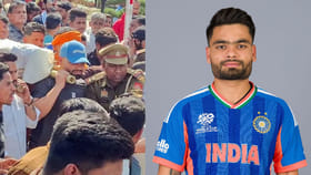 ನೋವಿನ ನಡುವೆಯೂ ರಿಂಕು ಸಿಂಗ್ ಆಗಮನ