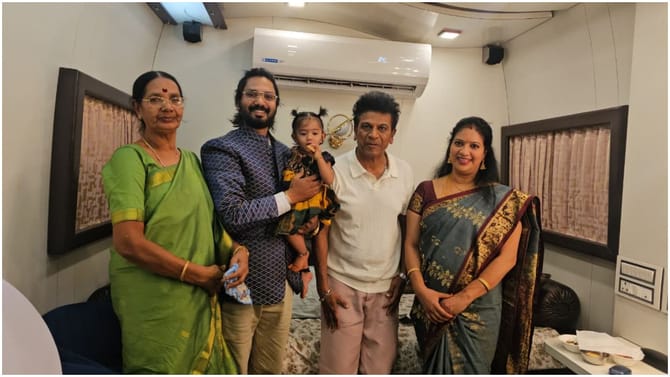 ಮುದ್ದಾದ ಹೆಣ್ಣು ಮಗುವಿಗೆ ನಾಮಕರಣ ಮಾಡಿದ ಶಿವರಾಜ್​​ಕುಮಾರ್