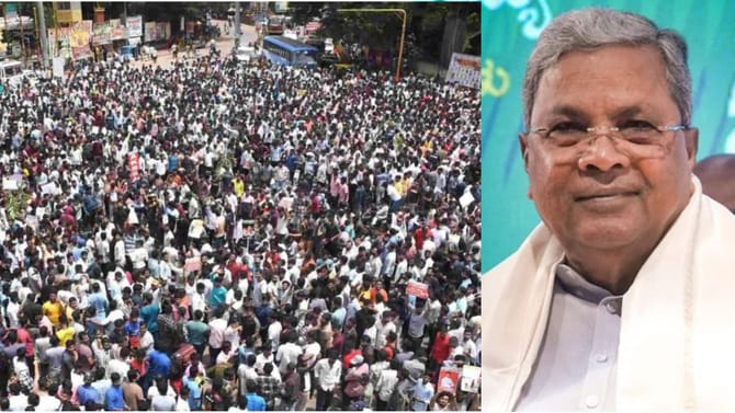 ಉದ್ಯೋಗಾಕಾಂಕ್ಷಿಗಳ ಪ್ರತಿಭಟನೆ: ಸಮಸ್ಯೆಗೆ ಬಿಜೆಪಿ ಕಾರಣ ಎಂದ ಸಿದ್ದರಾಮಯ್ಯ