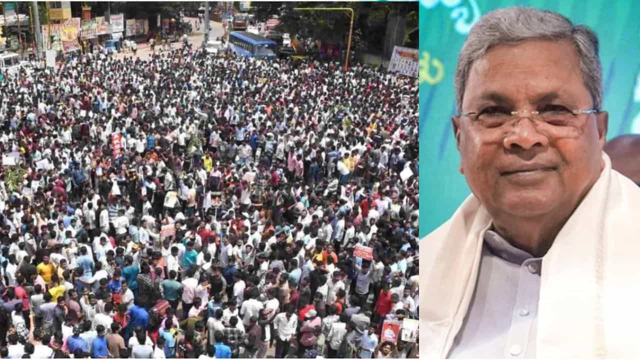 ಉದ್ಯೋಗಾಕಾಂಕ್ಷಿಗಳ ಪ್ರತಿಭಟನೆಗೆ ಸಿಎಂ ಸ್ಪಂದನೆ: ಸಮಸ್ಯೆಗೆ ಬಿಜೆಪಿಯೇ ಕಾರಣ ಎಂದ ಸಿದ್ದರಾಮಯ್ಯ