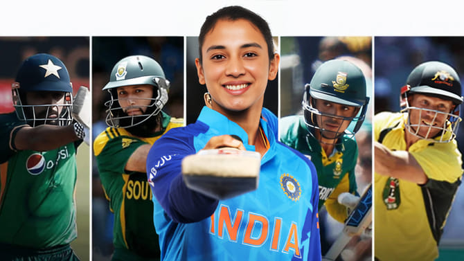 ಸ್ಮೃತಿ ಮಂಧಾನ ಆರ್ಭಟಕ್ಕೆ ಬಾಬರ್ ಆಝಂ ವಿಶ್ವ ದಾಖಲೆಯೇ ಶೇಕಿಂಗ್