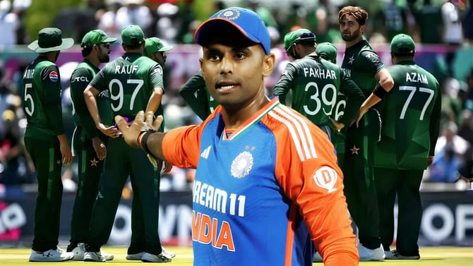 ಪಾಕ್ ತಂಡ ಕಣಕ್ಕಿಳಿಯದಿದ್ದರೂ ಸೂರ್ಯಕುಮಾರ್ ಮೈದಾನಕ್ಕಿಳಿಯಲೇಬೇಕು!