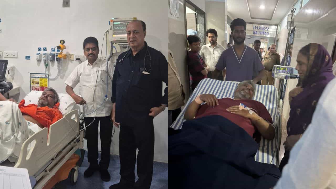 ಮಹರ್ಷಿ ವಾಲ್ಮೀಕಿ ಗುರುಪೀಠದ ಪೀಠಾಧ್ಯಕ್ಷರಾದ ಶ್ರೀ ಪ್ರಸನ್ನಾನಂದ ಪುರಿ ಸ್ವಾಮೀಜಿಗೆ ಹೃದಯಾಘಾತ ಮಹರ್ಷಿ ವಾಲ್ಮೀಕಿ ಗುರುಪೀಠದ ಪೀಠಾಧ್ಯಕ್ಷರಾದ ಶ್ರೀ ಪ್ರಸನ್ನಾನಂದ ಪುರಿ ಸ್ವಾಮೀಜಿಗೆ ಹೃದಯಾಘಾತ
