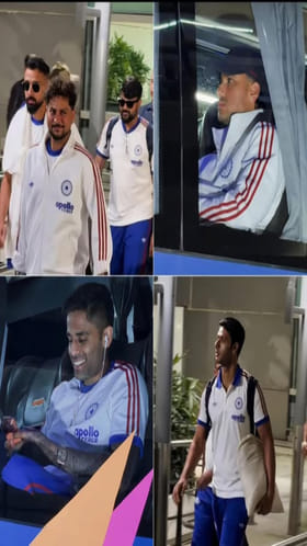 2ನೇ ಪಂದ್ಯಕ್ಕಾಗಿ ದೆಹಲಿಗೆ ಬಂದಿಳಿದ ಟೀಂ ಇಂಡಿಯಾ